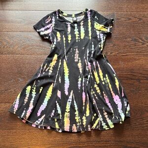 Vibrant Tie-Dye Kids Dress